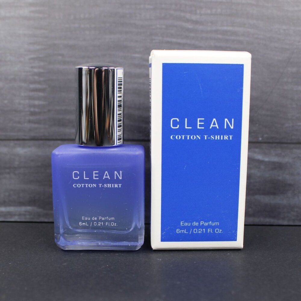 Clean Cotton T-Shirt Eau De Parfum 6ml / 0.21 Fl. Oz. Mini Travel Size Fragrance